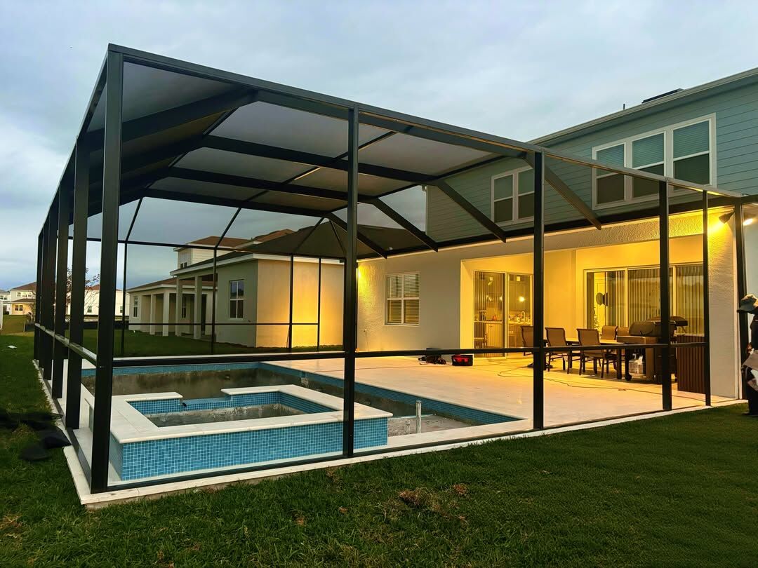 Pool enclosure project